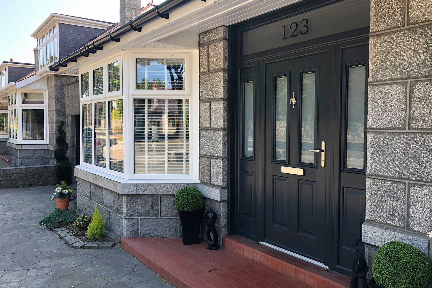 Photo of a completed Windows, Doors and Roofline installation in Aberdeen